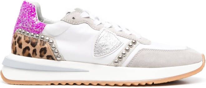 Philippe Model Paris panelled-design low-top sneakers White