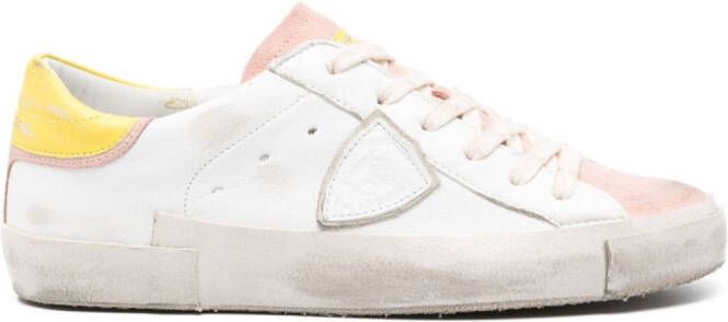 Philippe Model Paris PRSX leather sneakers Pink