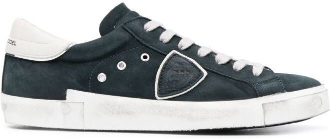 Philippe Model Paris PRSX suede low-top sneakers Blue