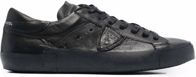 Philippe Model Paris Prsx West low-top leather sneakers Black