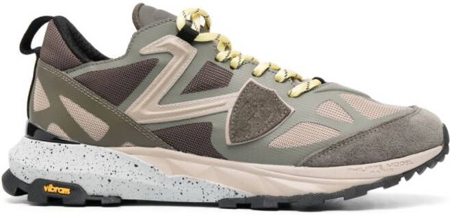 Philippe Model Paris ROCX leather low-top sneakers Green