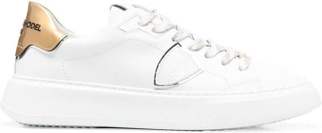 Philippe Model Paris Temple low-top sneakers White