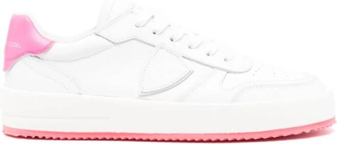 Philippe Model Paris Temple Veau leather sneakers White