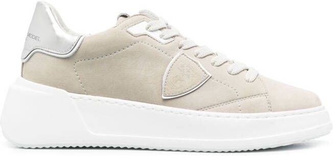 Philippe Model Paris Tres Temple low-top sneakers Grey