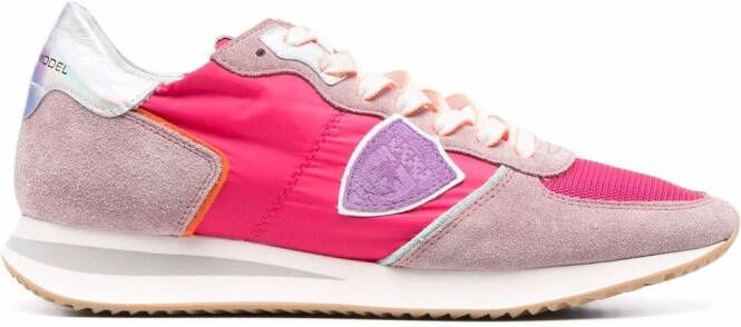 Philippe Model Paris Tropez low-top leather sneakers Pink