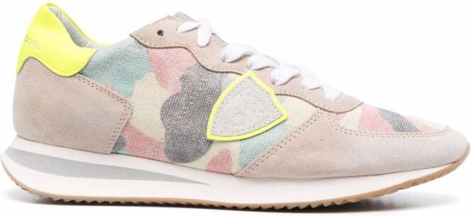 Philippe Model Paris TRPX camouflage-print sneakers Neutrals