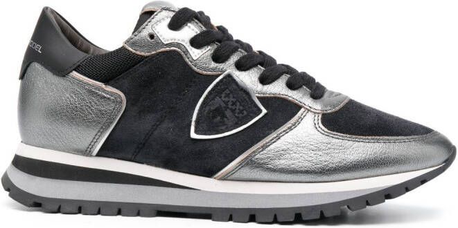 Philippe Model Paris TRPX leather low-top sneakers Grey