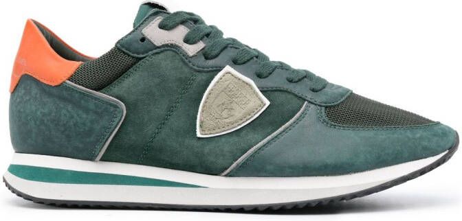 Philippe Model Paris TRPX Running suede sneakers Green