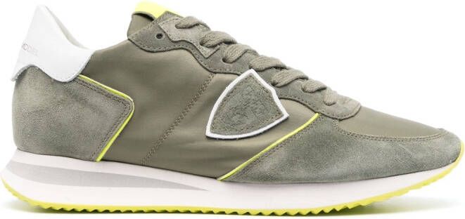 Philippe Model Paris TRPX suede low-top sneakers Green