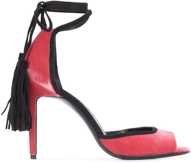 Pierre Hardy tassel embellished sandals Purple