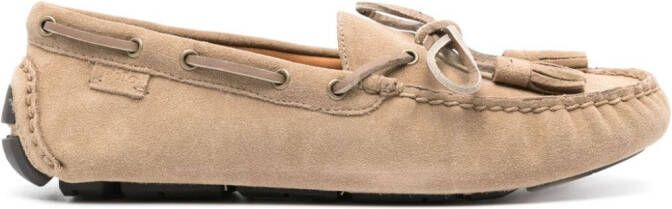 Polo Ralph Lauren Anders tasselled suede loafers Neutrals - Picture 2
