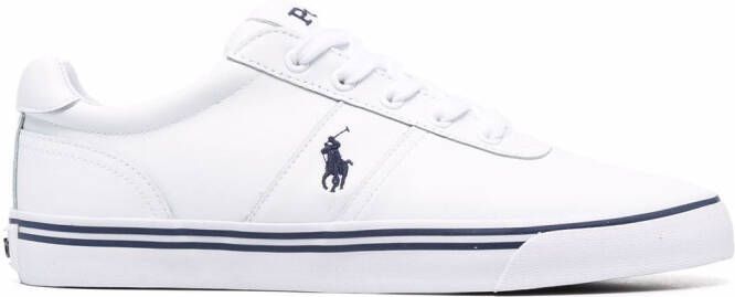 Polo Ralph Lauren stripe-detail low top sneakers White - Picture 4