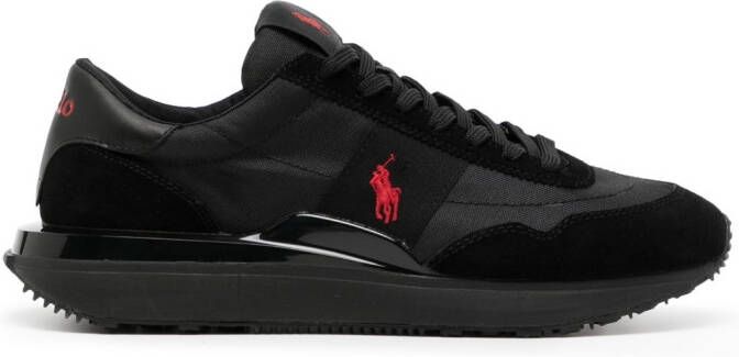 Polo Ralph Lauren embroidered-pony low-top sneakers Black
