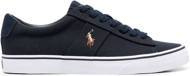 Polo Ralph Lauren embroidered logo low-top sneakers Blue