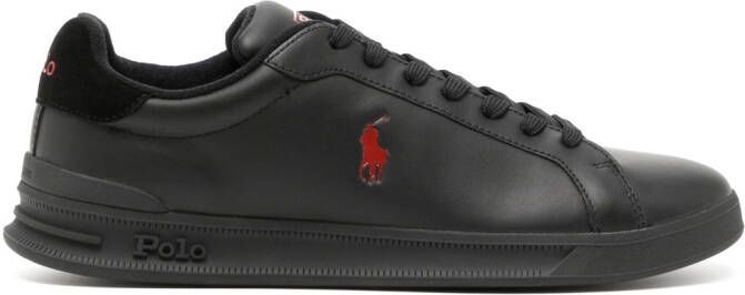 Polo Ralph Lauren embroidered-pony low-top sneakers Black - Picture 2