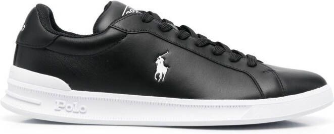 Polo Ralph Lauren embroidered-pony low-top sneakers Black - Picture 2