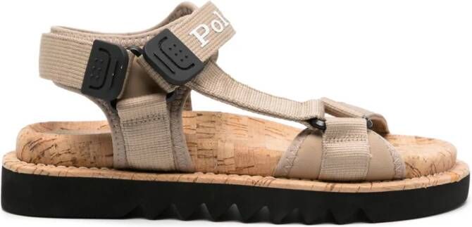 Polo Ralph Lauren Court logo-debossed sneakers Neutrals - Picture 2