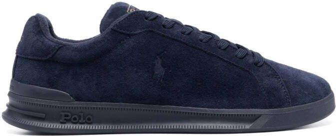 Polo Ralph Lauren Court leather-suede sneakers Neutrals - Picture 3