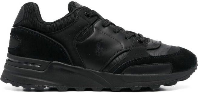Polo Ralph Lauren Longwood side logo-print sneakers Black