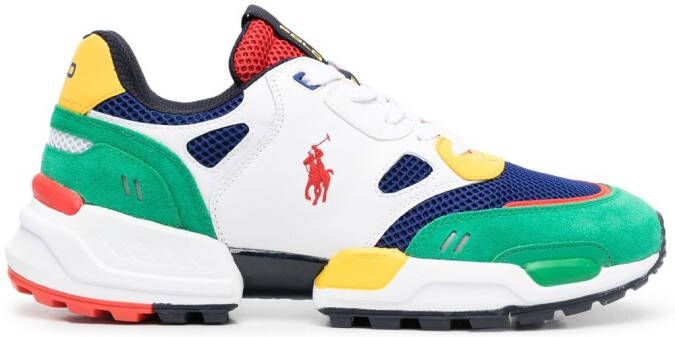 Polo Ralph Lauren stripe-detail low top sneakers White