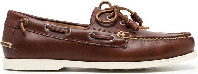 Polo Ralph Lauren Merton lace-up loafers Brown