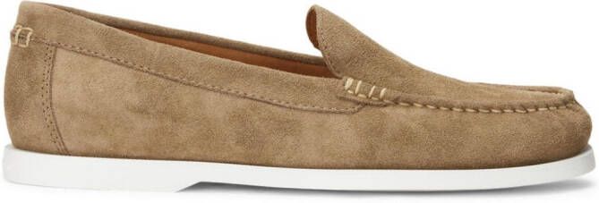 Polo Ralph Lauren Turbach shearlnig-lined suede clogs Neutrals - Picture 4