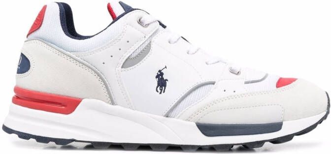 Polo Ralph Lauren stripe-detail low top sneakers White - Picture 3