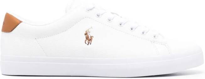Polo Ralph Lauren Polo Pony-embroidered suede sneakers White