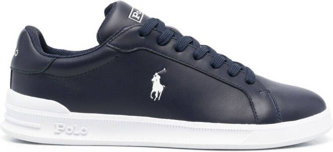 Polo Ralph Lauren logo-embroidered high-top sneakers White - Picture 4