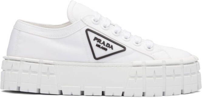 Prada Double Wheel low-top sneakers White