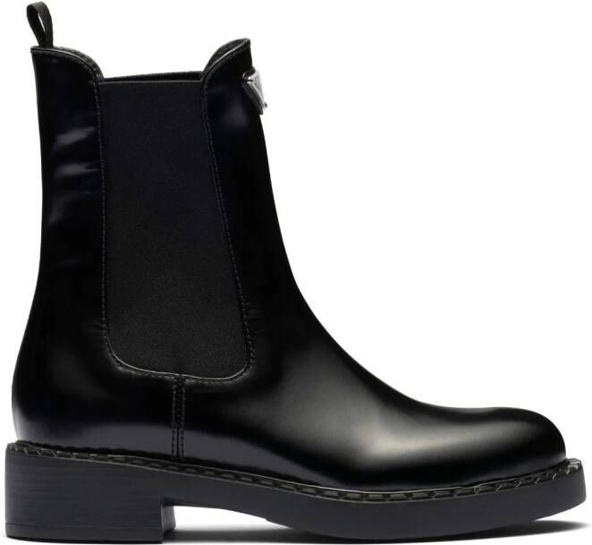 Prada Chocolate Chelsea boots Black