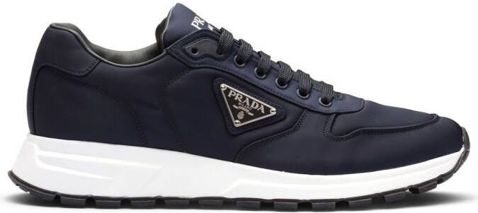 Prada logo-print low-top sneakers Blue