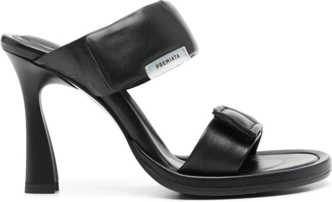 Premiata 100mm leather sandals Black
