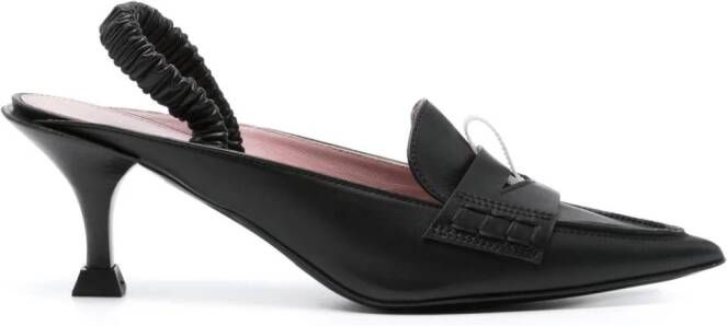Premiata 65mm loafer-style pumps Black