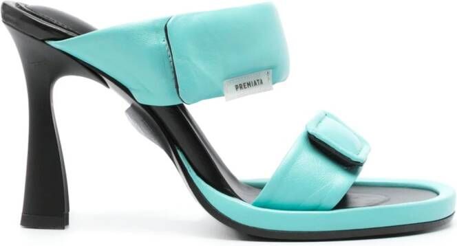 Premiata 95mm leather sandals Blue