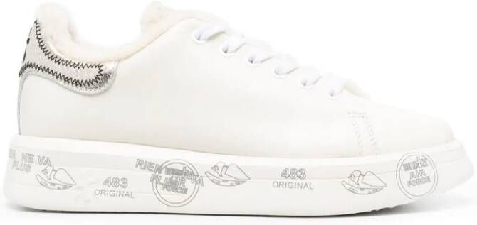Premiata Belle leather sneakers Neutrals