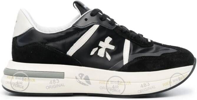 Premiata Cassie suede sneakers Black