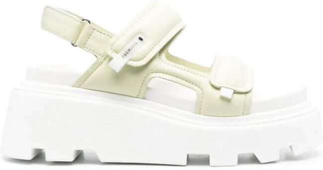 Premiata chunky-sole sandals Green