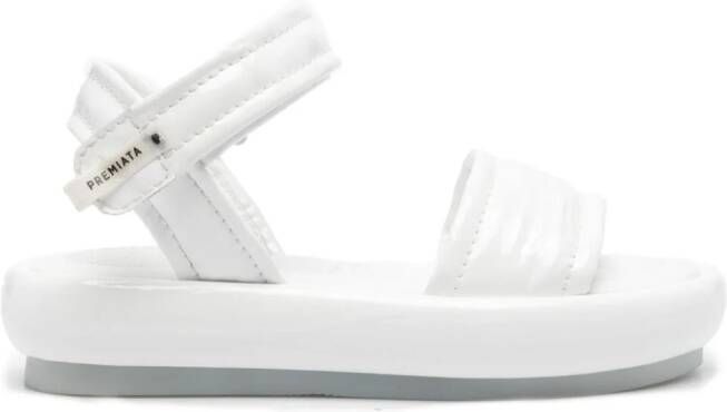 Premiata high-shine leather sandals White