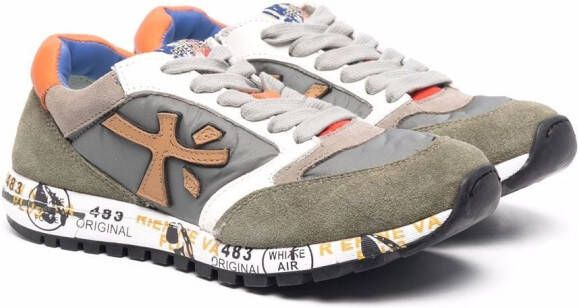 Premiata Kids Zac low-top sneakers Green