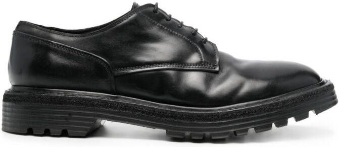 Premiata King Brass leather Derby shoes Black