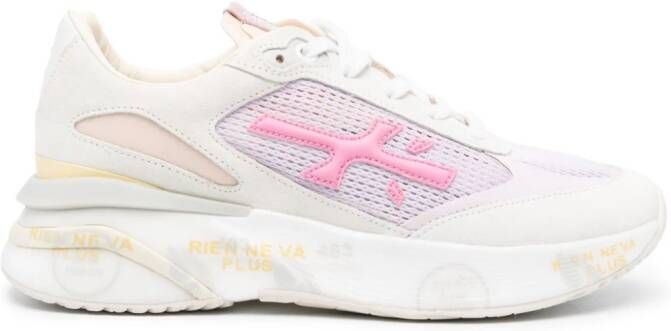 Premiata Moerun distressed sneakers Neutrals