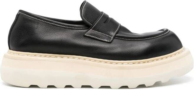 Premiata Nodik leather loafers Black