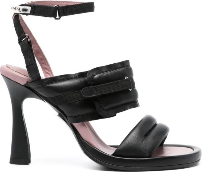 Premiata padded 100mm sandals Black