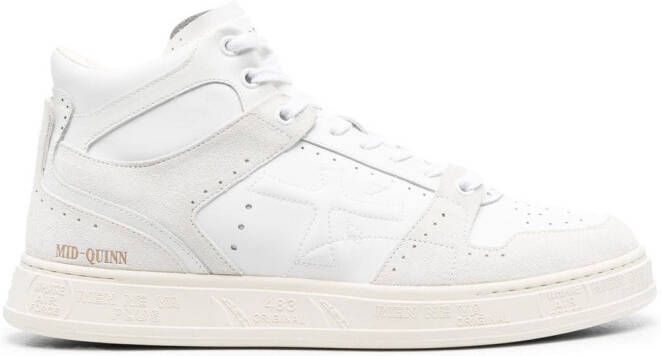 Premiata Quinn high-top leather sneakers Black