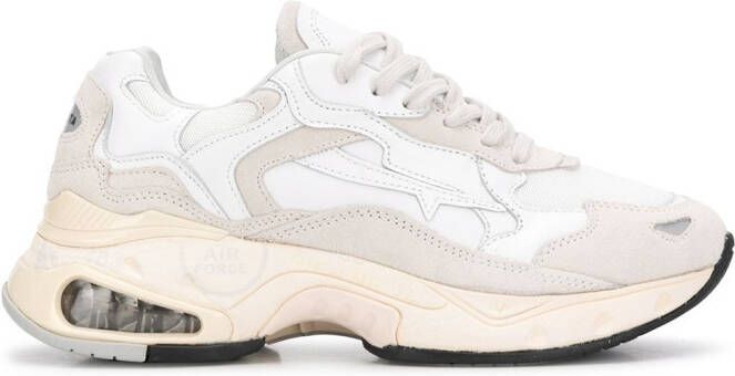 Premiata Sharky panelled sneakers White