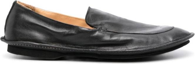 Premiata slip-on leather loafers Black