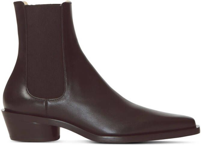 Proenza Schouler Bronco leather Chelsea Boots Black