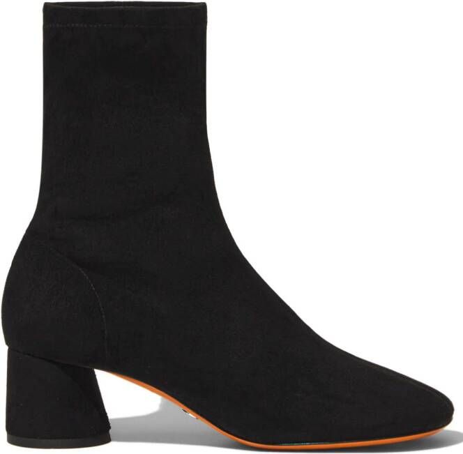 Proenza Schouler Glove 55mm suede ankle boots Black