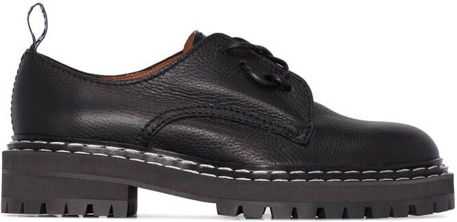 Proenza Schouler leather Oxford shoes Black